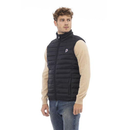 Black Polyamide Men Vest - SEHABRANDS