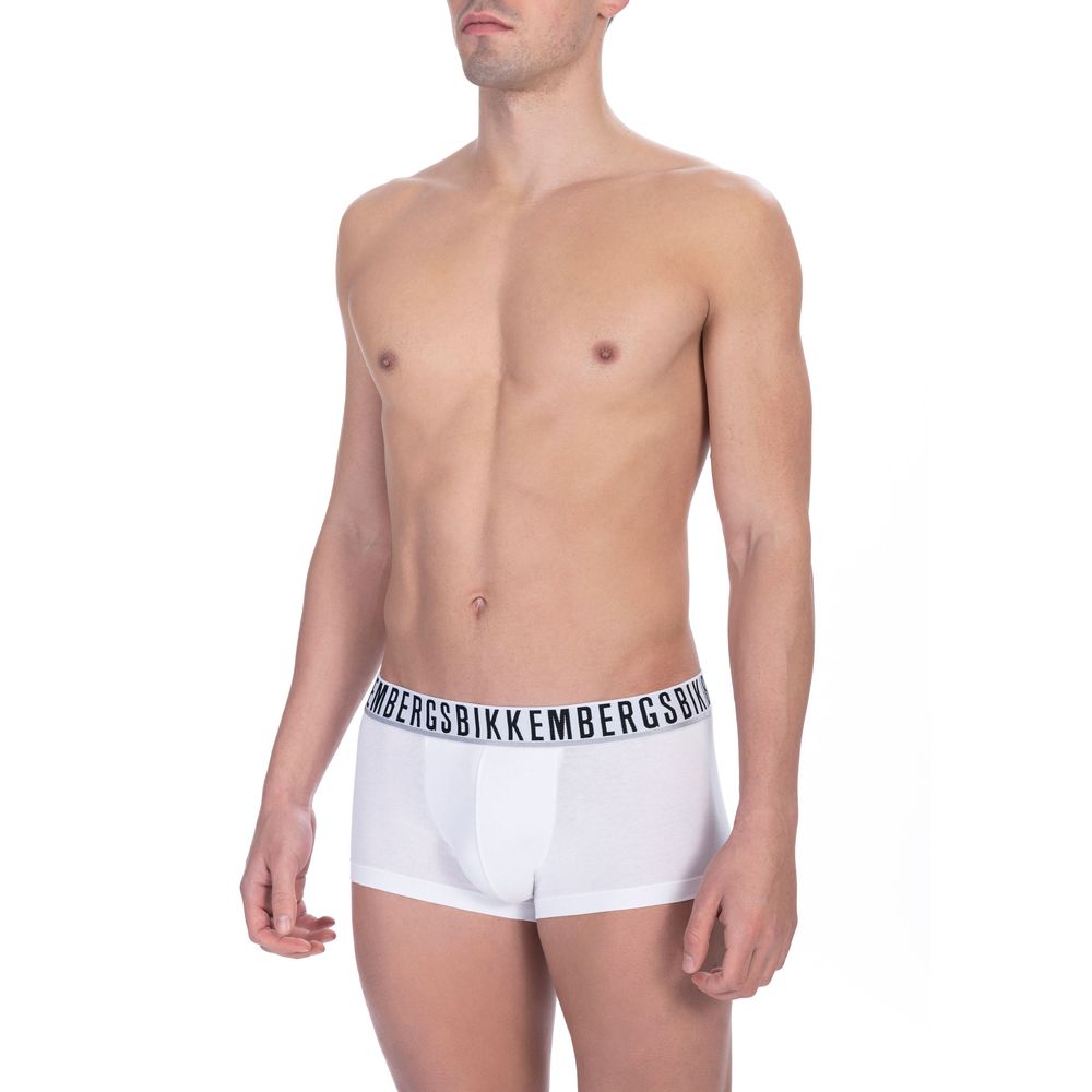 White Cotton Mens Trunk - SEHABRANDS