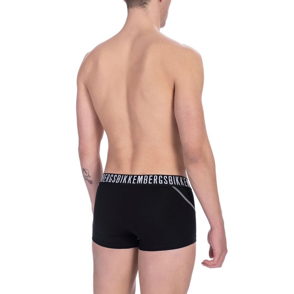 Black Cotton Men Trunk Pack - SEHABRANDS