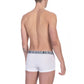 White Cotton Mens Trunk - SEHABRANDS