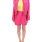 Elegant Pink Silk Blend Jacket - SEHABRANDS