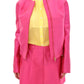 Elegant Pink Silk Blend Jacket - SEHABRANDS