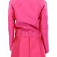 Elegant Pink Silk Blend Jacket - SEHABRANDS