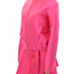 Elegant Pink Silk Blend Jacket - SEHABRANDS