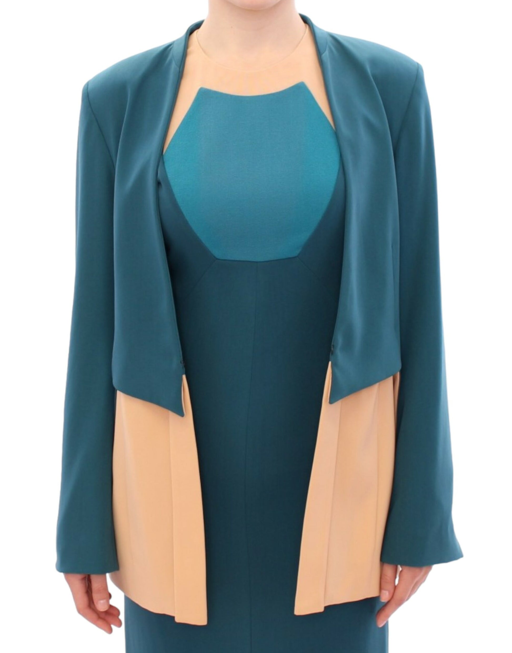 Chic Transitional Two-Tone Blazer - SEHABRANDS