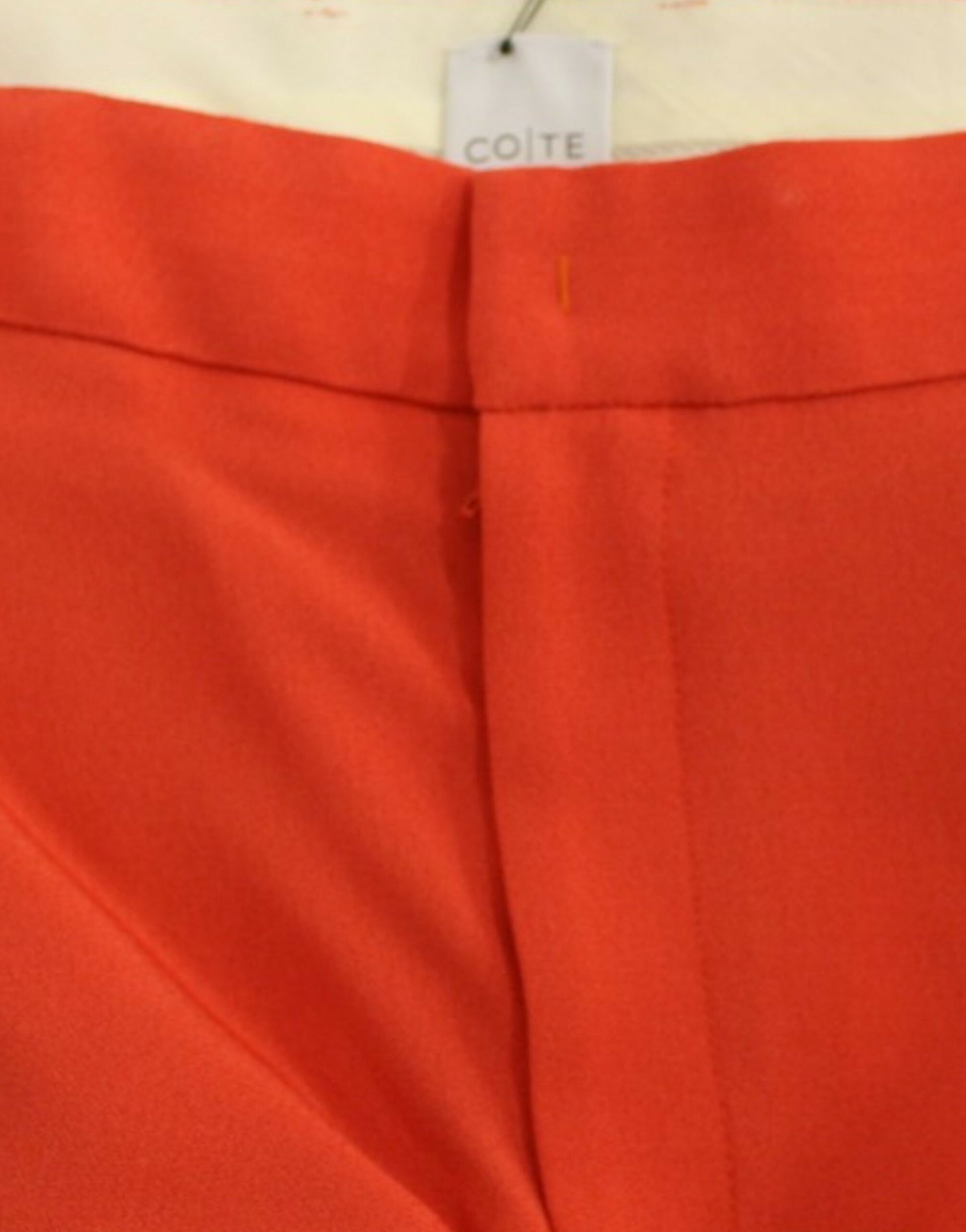 Chic Orange Boyfriend Pants - Italian Crafted - SEHABRANDS