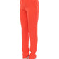 Chic Orange Boyfriend Pants - Italian Crafted - SEHABRANDS