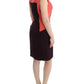 Multicolor Pencil Dress with Artistic Flair - SEHABRANDS