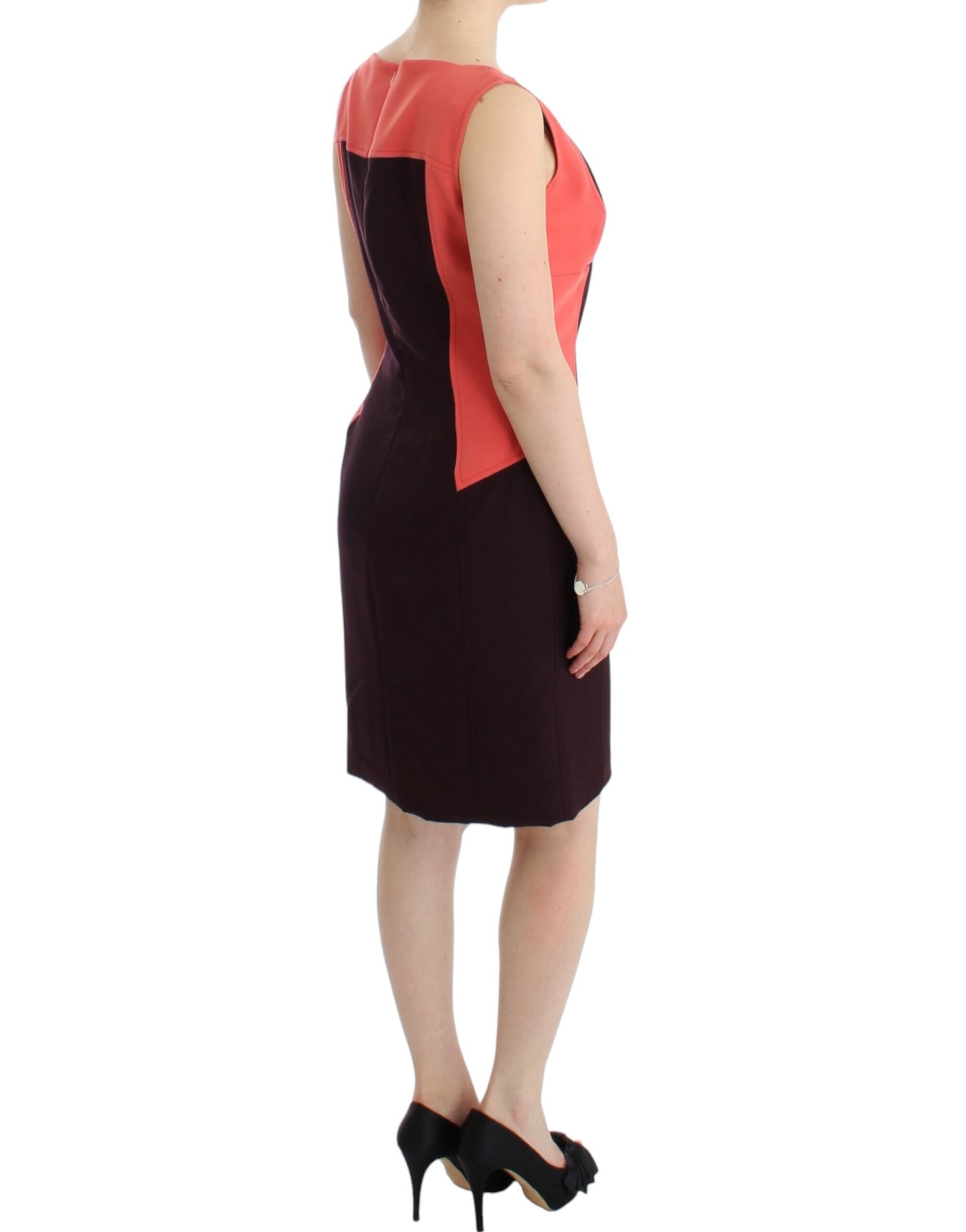 Multicolor Pencil Dress with Artistic Flair - SEHABRANDS