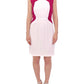 Chic Pink & White Shift Dress - SEHABRANDS