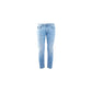 Yes Zee Sleek Comfort Denim Five-Pocket Light Wash Jeans