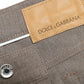 Dolce & Gabbana Elegant Brown Cotton Stretch Skinny Pants