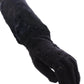 Dolce & Gabbana Black Wool Lace & Lamb Fur Elbow Gloves