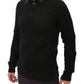 Dolce & Gabbana Elegant V-Neck Dark Green Knitted Sweater