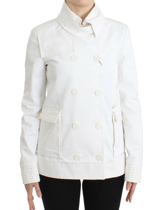 Chic Double Breasted Cotton Jacket - SEHABRANDS