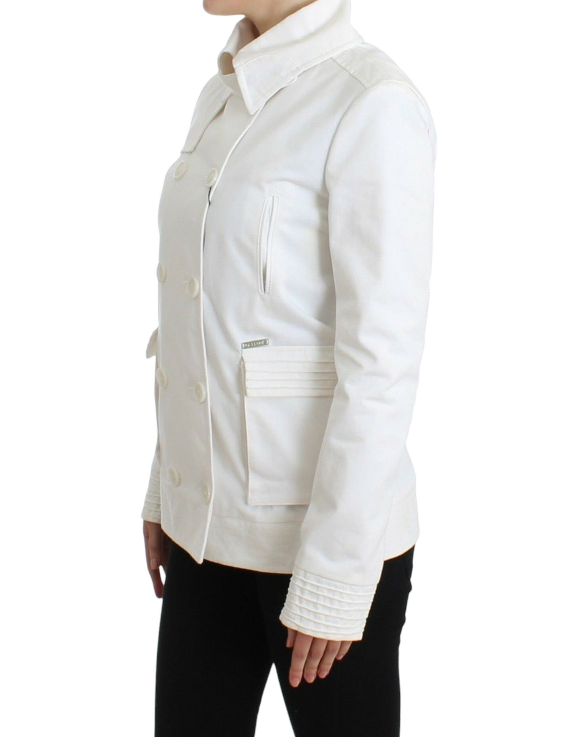 Chic Double Breasted Cotton Jacket - SEHABRANDS