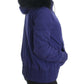 Chic Blue K-Way Jacket with Faux Fur Accent - SEHABRANDS