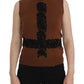 Dolce & Gabbana Timeless Wool and Lace Sleeveless Vest