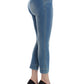 Chic Blue Capri Jeans for Elegant Summers - SEHABRANDS