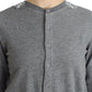 Chic Gray Cotton Blend Short Cardigan - SEHABRANDS