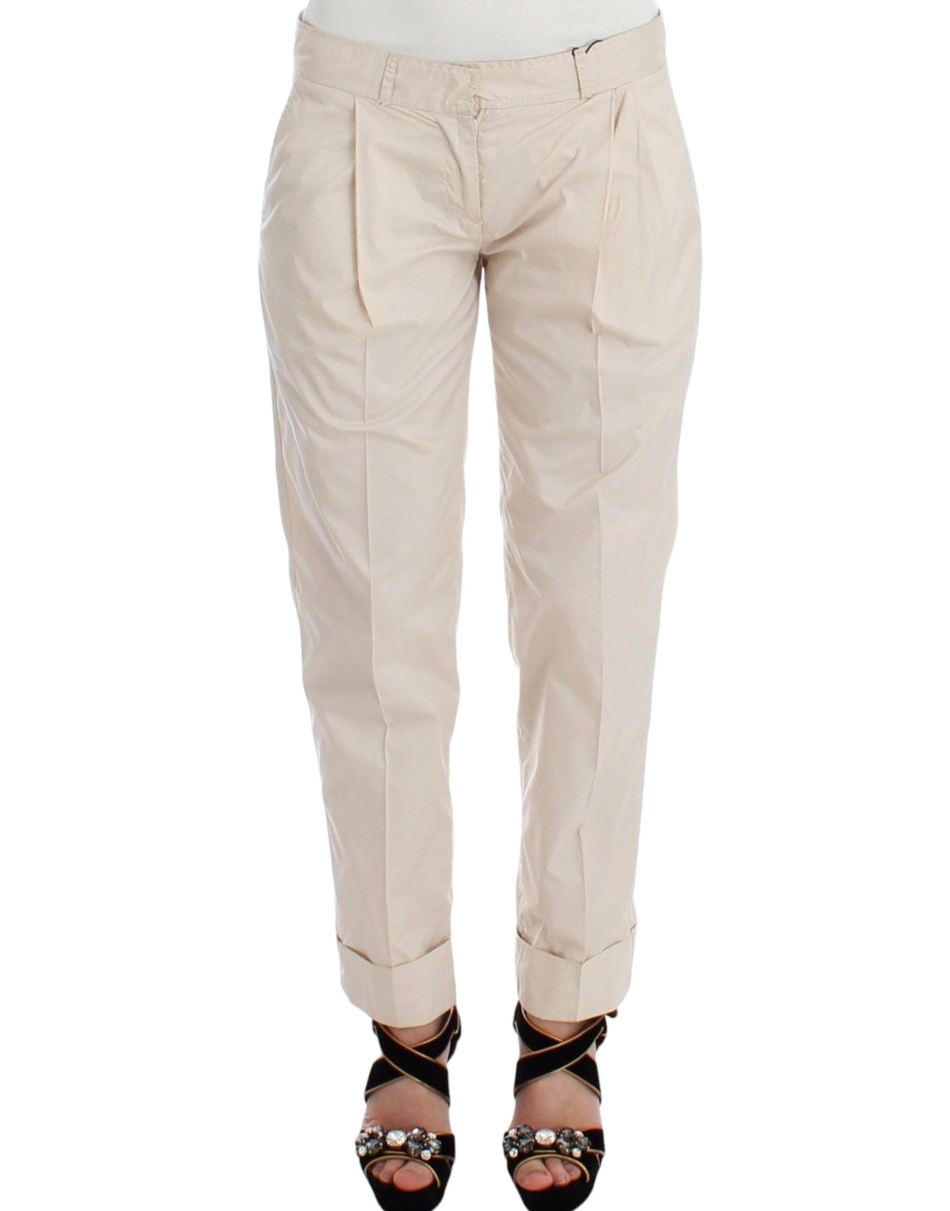 Chic Beige Chino Pants - Elegance Redefined - SEHABRANDS