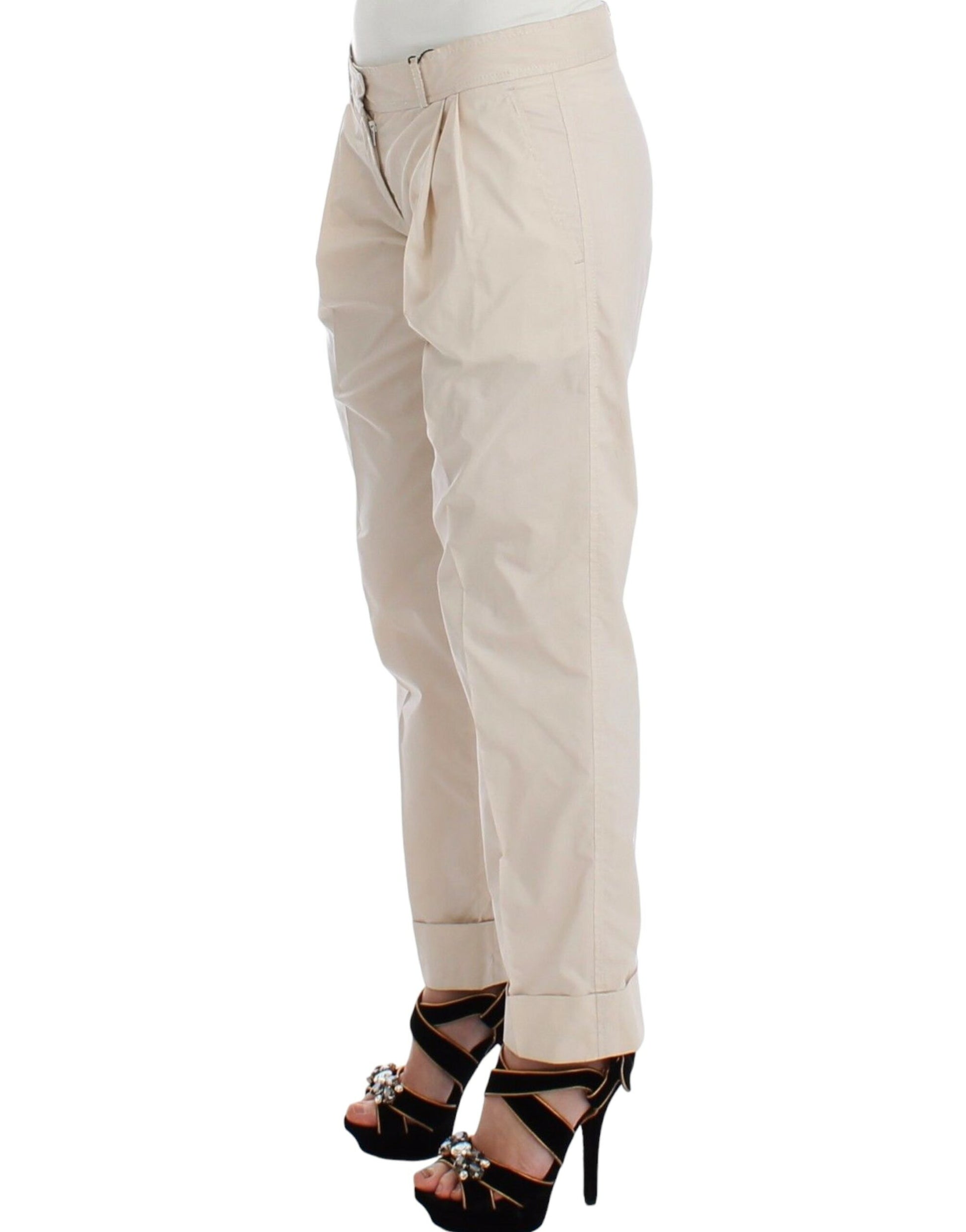 Chic Beige Chino Pants - Elegance Redefined - SEHABRANDS