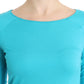 Elegant Blue Modal Blend Top - SEHABRANDS