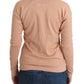 Chic Striped Wool Blend Orange Sweater - SEHABRANDS