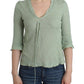 Chic Green Knitted Top – Ethereal Elegance - SEHABRANDS