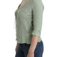 Chic Green Knitted Top – Ethereal Elegance - SEHABRANDS