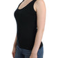 Elegant Black Cashmere Knit Top - SEHABRANDS