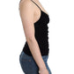 Elegant Black Cami Lingerie Top - SEHABRANDS