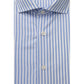 Light Blue Cotton Men Shirt - SEHABRANDS