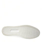 Dolce & Gabbana Elegant White Calfskin Leather Sneakers