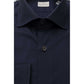 Blue Cotton Men Shirt - SEHABRANDS