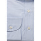 Light Blue Cotton Men Shirt - SEHABRANDS