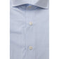 Light Blue Cotton Men Shirt - SEHABRANDS