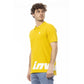 Yellow Cotton Men Polo Shirt - SEHABRANDS