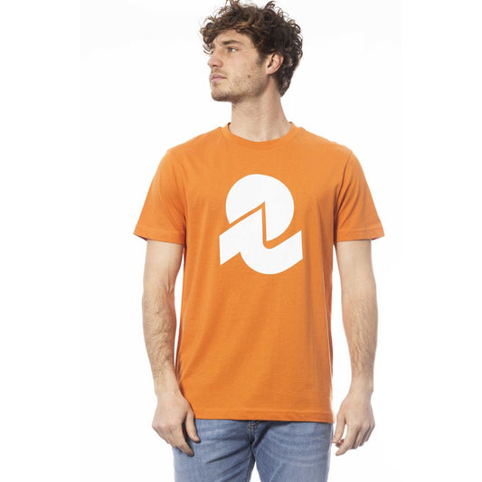 Orange Cotton Men T-Shirt - SEHABRANDS