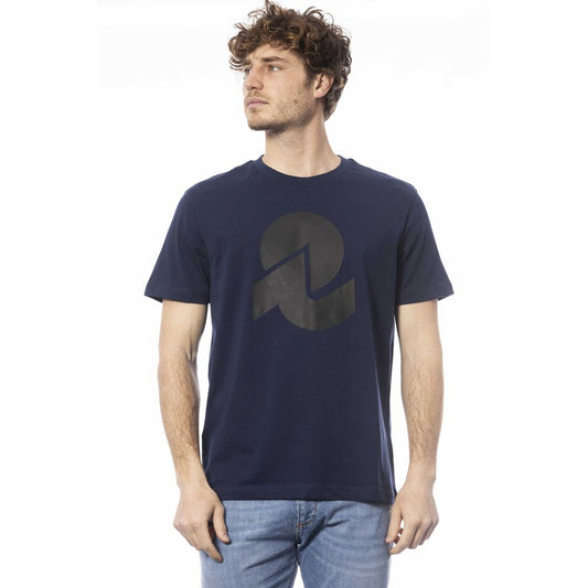 Blue Cotton Men T-Shirt - SEHABRANDS