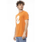 Orange Cotton Men T-Shirt - SEHABRANDS