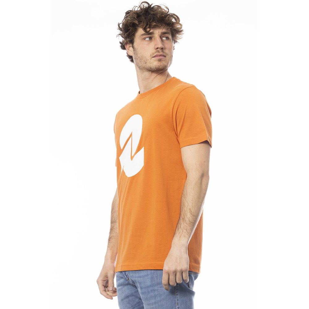 Orange Cotton Men T-Shirt - SEHABRANDS