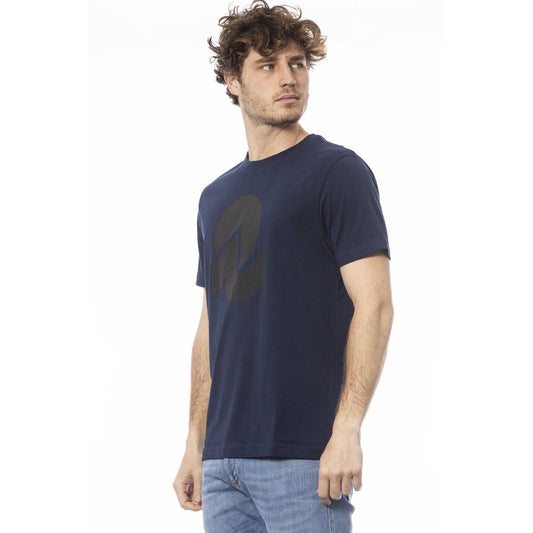 Blue Cotton Men T-Shirt - SEHABRANDS