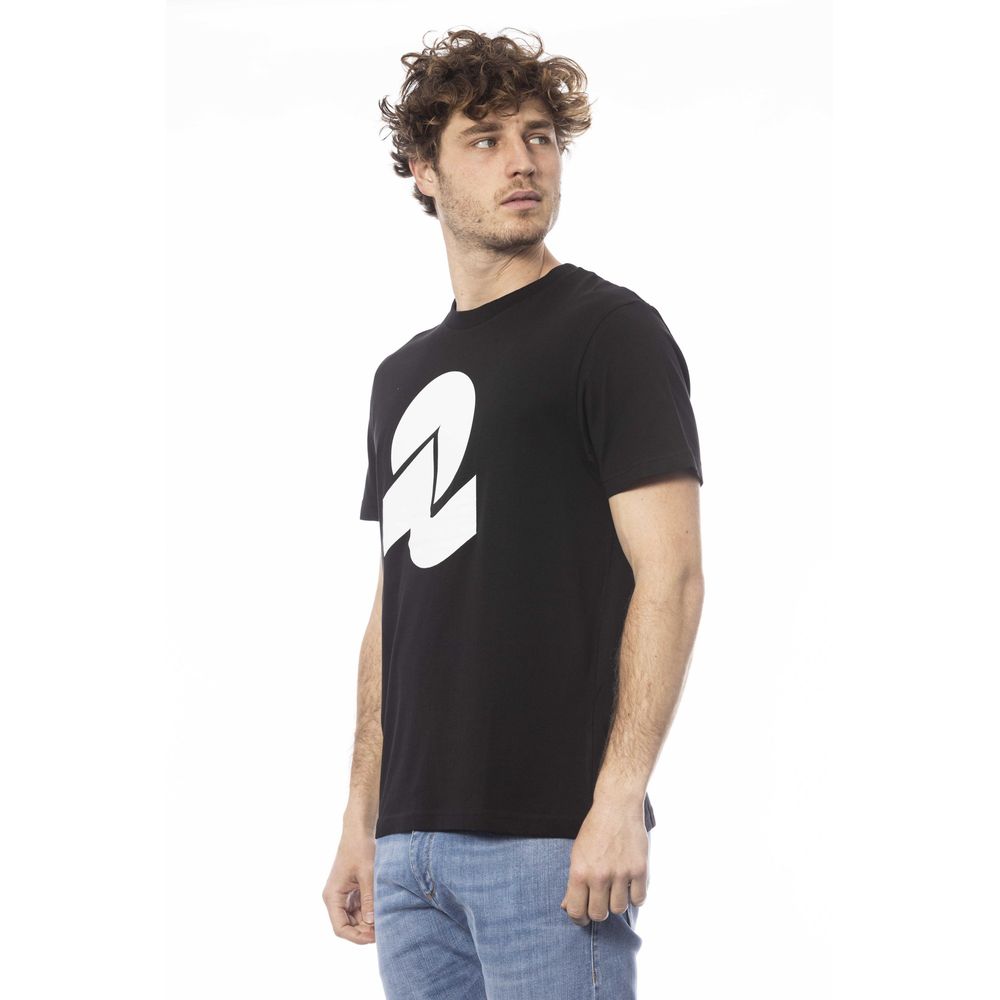 Black Cotton Men T-Shirt - SEHABRANDS