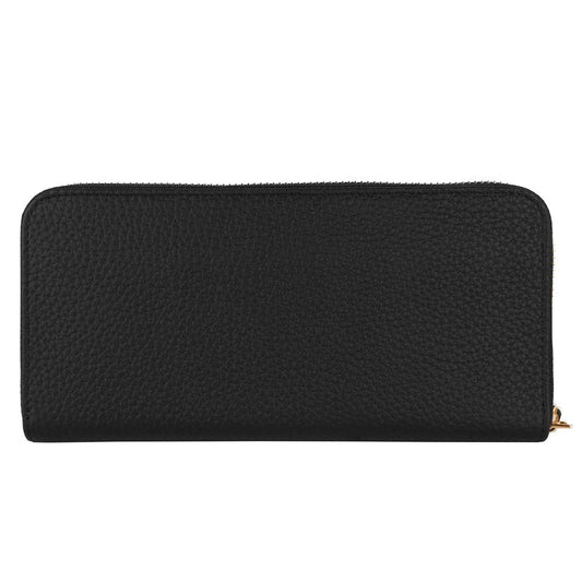 Elegant Leather Zip Wallet - Timeless Accessory - SEHABRANDS