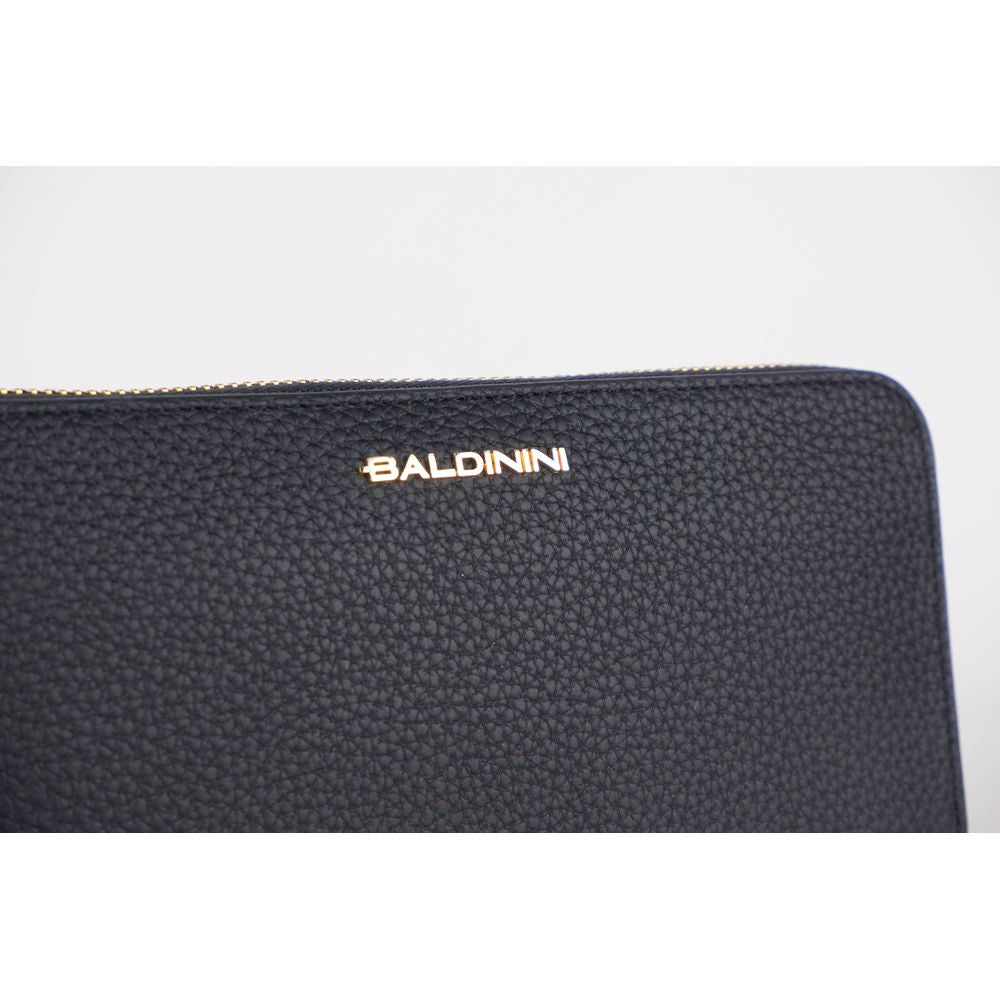 Elegant Leather Zip Wallet - Timeless Accessory - SEHABRANDS