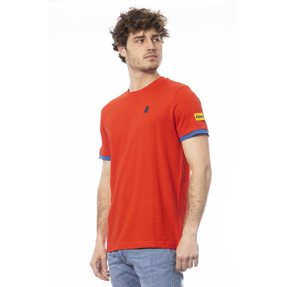 Red Cotton Men T-Shirt - SEHABRANDS