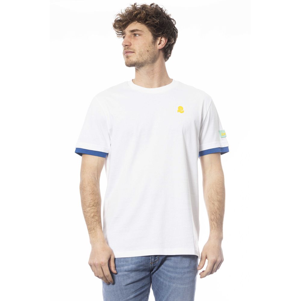 White Cotton Men T-Shirt - SEHABRANDS