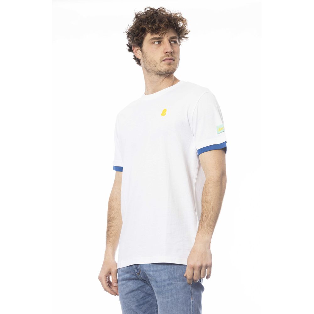 White Cotton Men T-Shirt - SEHABRANDS