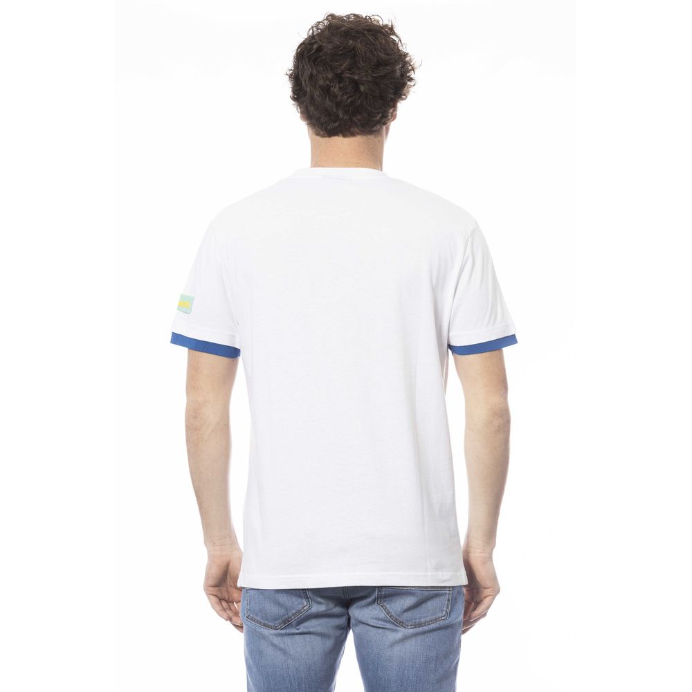 White Cotton Men T-Shirt - SEHABRANDS